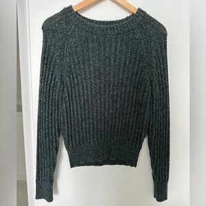 Green Uniqlo sweater